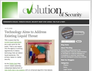 TSA's Evolution of Security blog