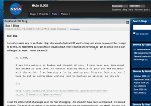 NASA Goddard CIO blog